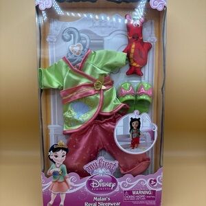 My First Disney Princess Mulan's Royal Sleepwear Outfit Set NEW - See Pics.